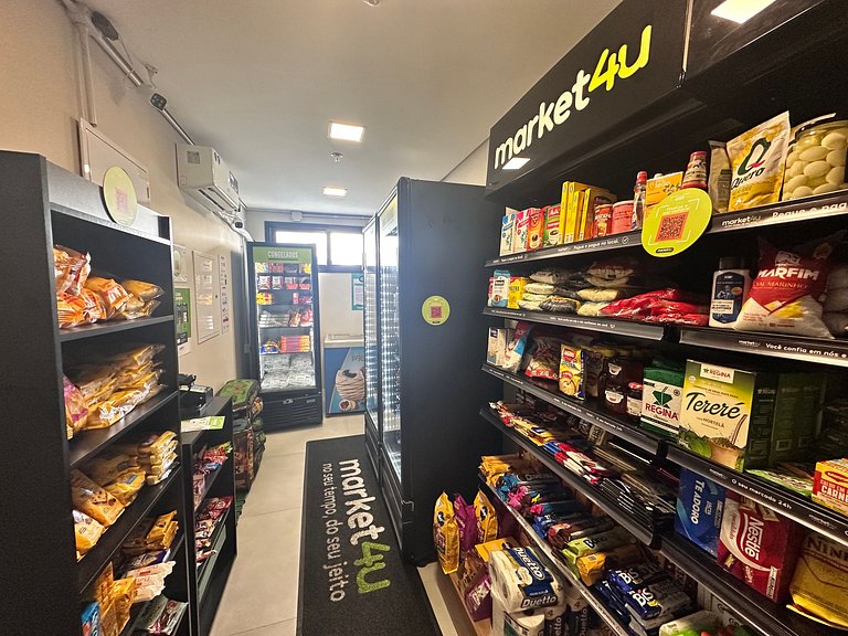 Studio piscina, sinuca, academia e sauna, a 3 minutos da pra