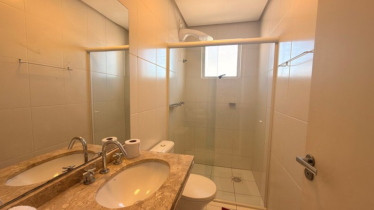 Mar dunas churrasq piscina família 3 min praia