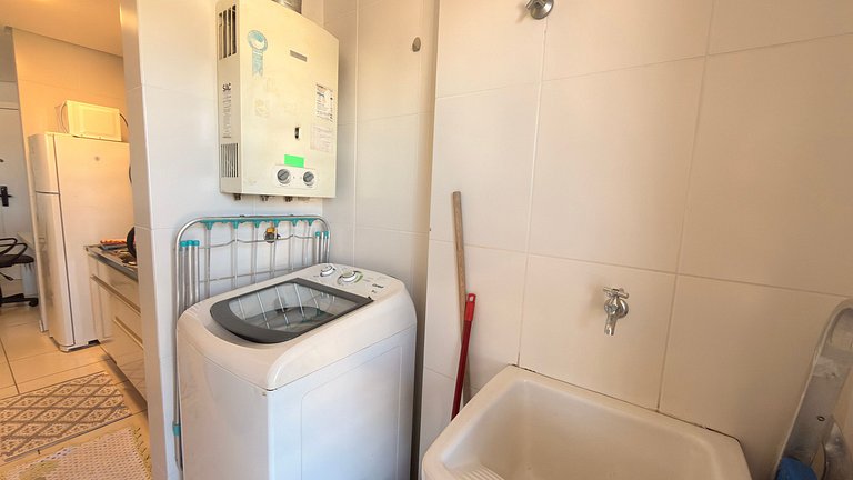 Mar dunas churrasq piscina família 3 min praia