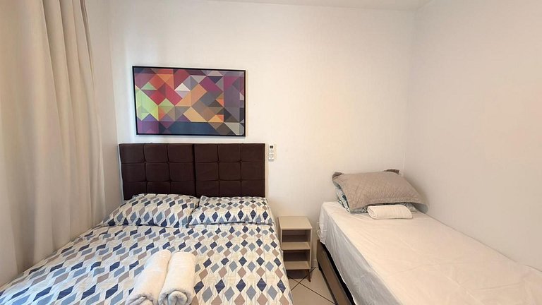A 50 metros da praia !2 quartos ! garagem