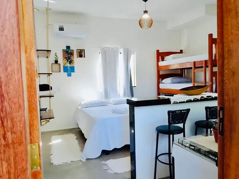 Studio com cozinha 100 m da praia Vila Mukaú A