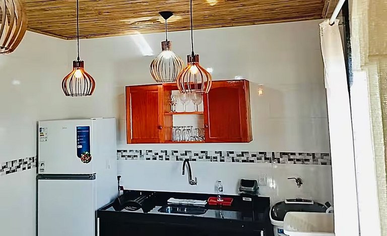 Quarto Cozinha 100 m da Praia Vila Mukaú B